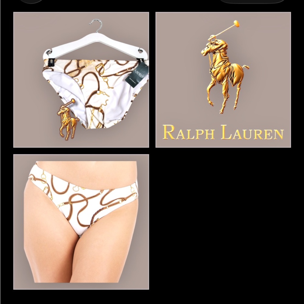 Womens bikini bottoms Lauren Ralph Lauren Polo size 2 Bikini Bottoms NWT